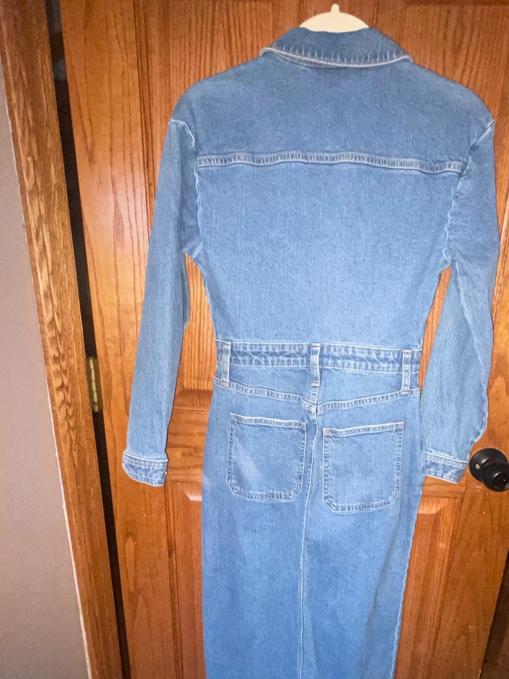 Universal Thread Blue Denim Jacket with Collar
